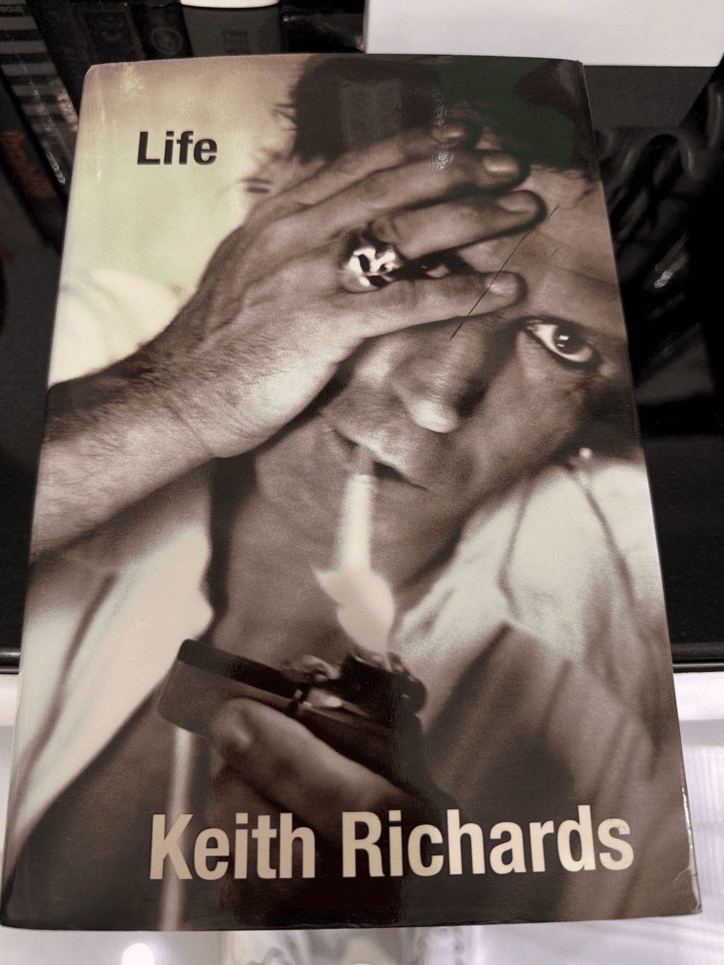 Autographed Keith Richards book! (Mint condition)